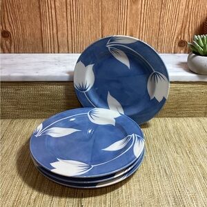 Savoir Vivre Serenade JJ064 White Tulips Dessert Plates 7.75”